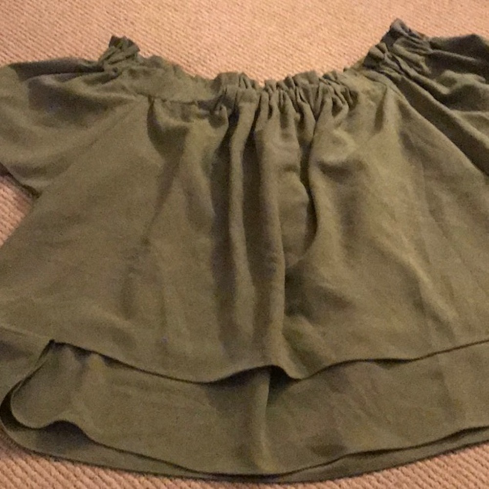 Green blouse by Crosby size small